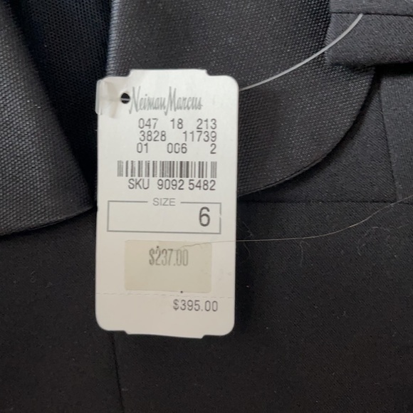 NWT Black Halo black sheath dress Neiman Marcus size 6 - Picture 10 of 11